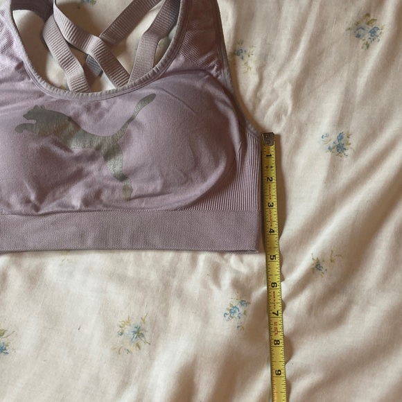 Puma Women's Lavender Sports Bra - Picture 3 of 12